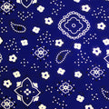 Poly Cotton Print Bandana 60 Inch Fabric  - Fabric Bandana Print By The Yard