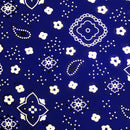 Poly Cotton Print Bandana 60 Inch Fabric  - Fabric Bandana Print By The Yard