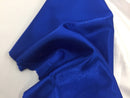 Stretch 60" Charmeuse Satin Fabric - ROYAL BLUE - Super Soft Silky Satin Sold By The Yard