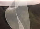 10 yards 2 Inches  White Crinoline Horsehair Braid Trim-Wedding-Bridal-Nightgown-Prom-Decorations