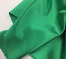 Stretch 60" Charmeuse Satin Fabric - GREEN - Super Soft Silky Satin Sold By The Yard