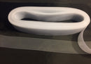 50 yards 2 Inches White Crinoline Horsehair Braid Trim-Wedding-Bridal-Nightgown-Prom-Decorations