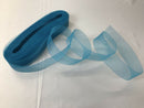 50 yards 2 Inches Turquoise Crinoline Horsehair Braid Trim-Wedding-Bridal-Nightgown-Prom-Decoration