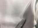 Stretch 60" Charmeuse Satin Fabric - SILVER - Super Soft Silky Satin Sold By The Yard