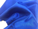 Stretch 60" Charmeuse Satin Fabric - ROYAL BLUE - Super Soft Silky Satin Sold By The Yard