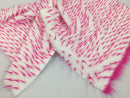 Faux Fur Fabric Two Tone Spikes Multi-Color Decoration Soft Furry Fabric -  60" Wide By The Yard