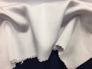 Stretch 60" Charmeuse Satin Fabric - WHITE - Super Soft Silky Satin Sold By The Yard
