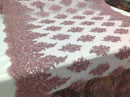 Wedding dresses Luxurious new Persian design for its embroidery mesh Lavander stones and sequins