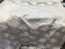 Wedding Dress - White - French Sequin Flower Design On Mesh Lace Fabric Sold By Yard